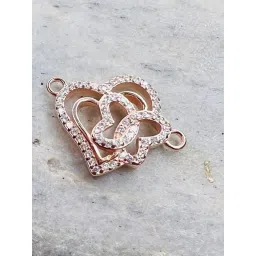 Arte Jewels 925 Sterling Silver Rose Gold Pendants for Women-picture-32