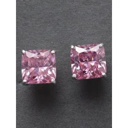 Arte Jewels 925 Sterling Silver Stone Studs Earrings For Women-picture-12