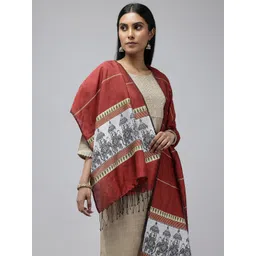 ArtEastri Ethnic Motifs Woven Design Dupatta-picture-32