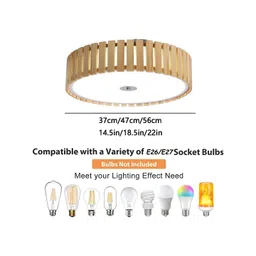 Artica Brown & White Textured Contemporary Ceiling Lamp image 5