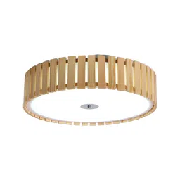 Artica Brown & White Textured Contemporary Ceiling Lamp image 4