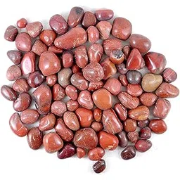 Artifii Pebbles Stones for Plants Pots, Decorative Garden and Glass Pebbles, Table and Home Decor, Vase Fillers, Gravels Stone for Aquarium, Vase, Fountain Home Outdoor (Maroon) (950 GM)-picture-15