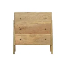 Artisan Furniture Brown Trestle Chest (Natural Oak-ish Finish)-picture-14