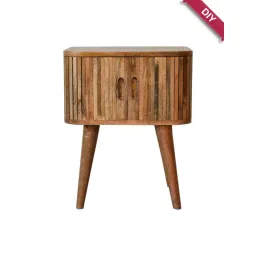 Artisan Furniture Mokka Solid Brown Mango Wood Side Table-picture-31