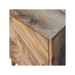 Artisan Furniture Muna Solid Brown Mango Wood Side Table image 5