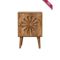 Artisan Furniture Rosalie Solid Brown Mango Wood Side Table-picture-33