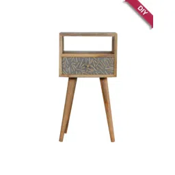 Artisan Furniture Solid Brown Mango Wood Side Table-picture-15