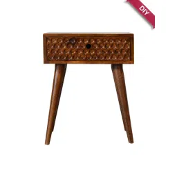Artisan Furniture Torun Solid Brown Mango Wood Side Table-picture-46