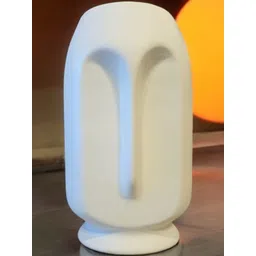 Artisans Bazar White Ceramic Flower Vase-picture-39