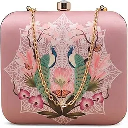 artklim Royal Peacock Printed Clutch-picture-49