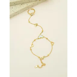 ARTKLIM Women Gold-Plated Ring Bracelet-picture-13