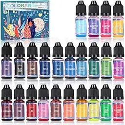 Artnery Liquid Candle Wax Color Set, 24 Colors Dye for Candle Making Liquid Candel Colours for Beeswax, Gel Wex, Soy Wax, Paraffin Wex - 5ml Each-picture-14
