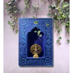 artociti Blue Vintage Inspired Rajasthani Jharokha Wall Decor-picture-30