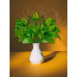 ARTSY Green 2 Pieces Non-Hanging Maple Artificial Plant-picture-29