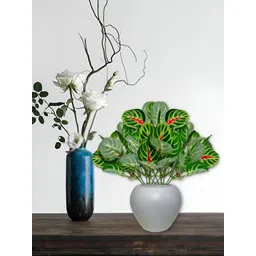 ARTSY Green & Red Maple Artificial Plant With Pot-picture-28