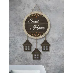 ArtVibes Brown Printed Hanging Wall Decor-picture-24