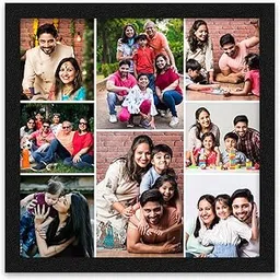 ArtX Customized Collage Photo Frames for Wall, Personalised Photo Frame with Photo Upload for Couple, Family, Friends for Bedroom, Living Room and Gift, Set of 1-picture-17