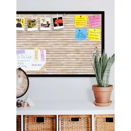 ArtzFolio Black & Brown Texture Printed Wooden Bulletin Board-picture-28