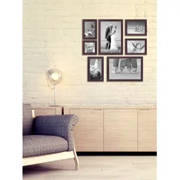 ArtzFolio Brown 7 Pieces Wooden Wall Photo Frames-picture-41