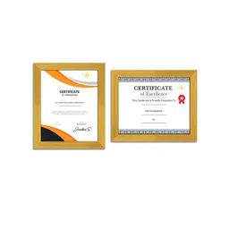 ArtzFolio Gold Toned 2 Pieces Wooden Wall Photo Frames-picture-11