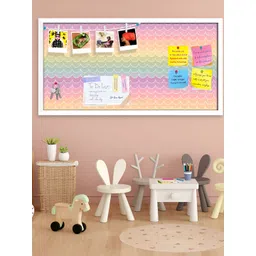 ArtzFolio Pink & Green Wavey Printed Wooden Wall Hanging Decor-picture-20