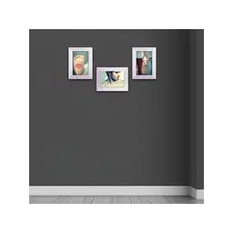 ArtzFolio White 3 Pieces Wooden Wall Photo Frames-picture-31
