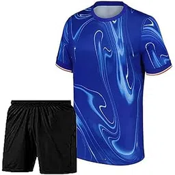 ARU CHELSEIA Jersey 24/25 with Shorts - for Men and Sports Jersey for Men and Boys SAN Football Team 24-25 Age 4-XXL-picture-21