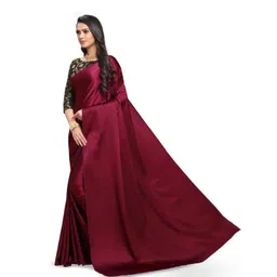 Aruna Sarees Satin Saree image 3