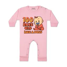 arvesa 100 Days Birthday Printed Baby Rompers-picture-37