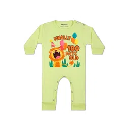 arvesa 100 Days Birthday Printed Baby Rompers-picture-30