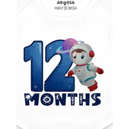 Arvesa 12 Month Baby Printed Romper image 3