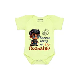 Arvesa Baccha Party Ka Rockstar Printed Bodusuit-picture-15