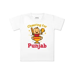 arvesa Cheering For Punjab Printed Kids Tshirt-picture-34