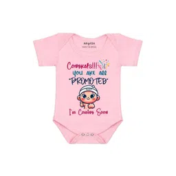 Arvesa Congrats All Are Promoted Coming Soon Printed Bodusuit-picture-33