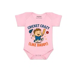 arvesa Cricket Crazy Like Daddy Printed Romper-picture-47
