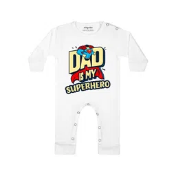 Arvesa Dad Is My Superhero Printed Bodysuit-picture-40