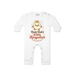 arvesa Dada Dadi Little Rasgullah Printed Baby Rompers-picture-35