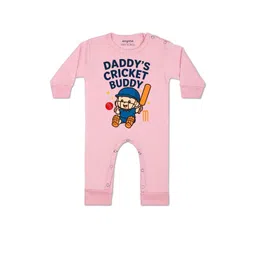 arvesa Daddy Cricket Buddy Printed Baby Rompers-picture-14