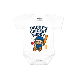 arvesa Daddy Cricket Buddy Printed Romper-picture-27