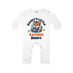Arvesa Daddy Little Gaming Buddy Printed Bodysuit-picture-52