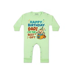 arvesa Happy Birthday Dadi Printed Baby Rompers-picture-20