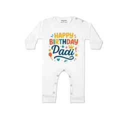 arvesa Happy Birthday Dadi Printed Baby Rompers-picture-23