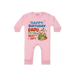 arvesa Happy Birthday Dadu Printed Baby Rompers-picture-13