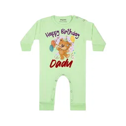 Arvesa Happy Birthday Dadu Printed Bodysuit-picture-35
