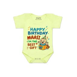 arvesa Happy Birthday Maasi Printed Romper-picture-33