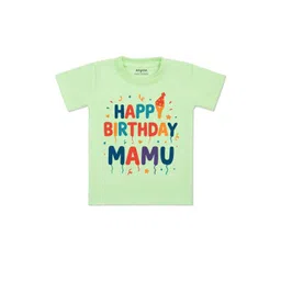 arvesa Happy Birthday Mamu Printed Kids Tshirt-picture-50