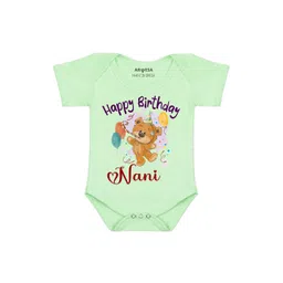 Arvesa Happy Birthday Nani Printed Bodusuit-picture-22
