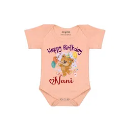 Arvesa Happy Birthday Nani Printed Bodusuit-picture-26