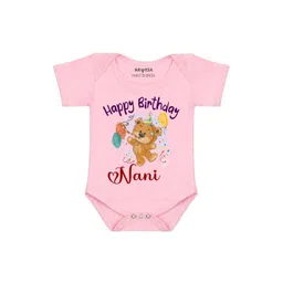 Arvesa Happy Birthday Nani Printed Bodusuit-picture-27