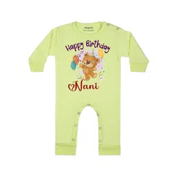 Arvesa Happy Birthday Nani Printed Bodysuit-picture-19